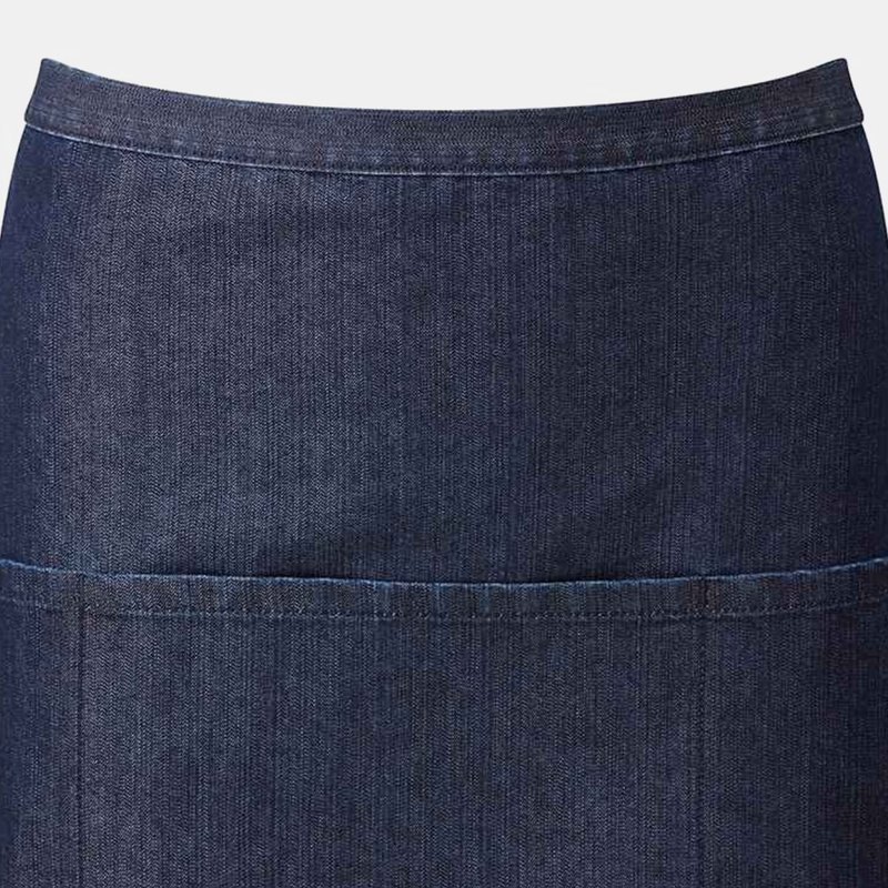 Premier Ladies/womens Colors 3 Pocket Apron / Workwear In Blue