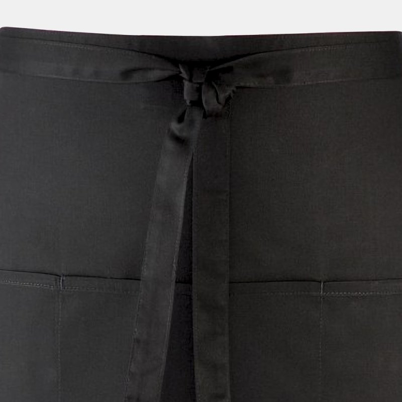 Shop Premier Ladies/womens Colors 3 Pocket Apron / Workwear (pack Of 2) (black) (one Size)