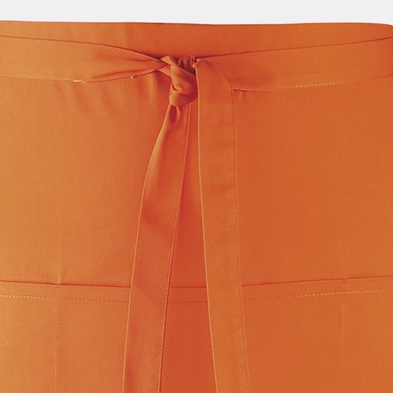 Shop Premier Ladies/womens Colors 3 Pocket Apron / Workwear (pack Of 2) (orange) (one Size)