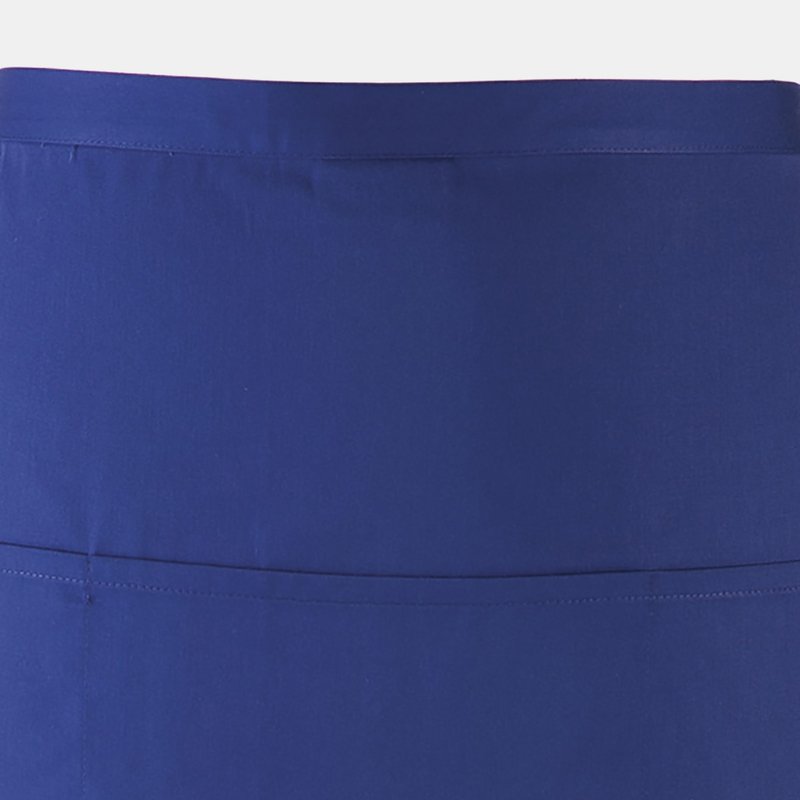 Shop Premier Ladies/womens Colors 3 Pocket Apron / Workwear (pack Of 2) (royal) (one Size) In Blue