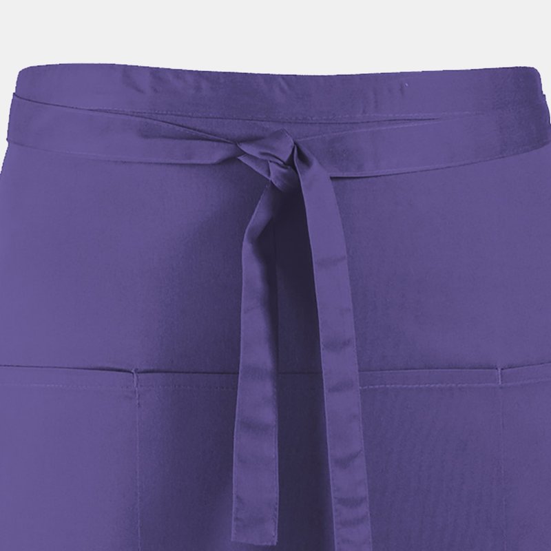 Shop Premier Ladies/womens Colors 3 Pocket Apron / Workwear (purple) (one Size)