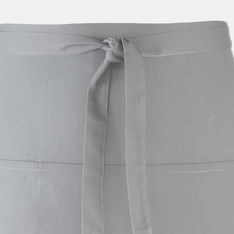 Premier Ladies/womens Colors 3 Pocket Apron / Workwear (silver) (one Size) In Grey