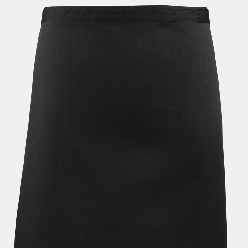 Premier Ladies/womens Mid-length Apron (black) (one Size)