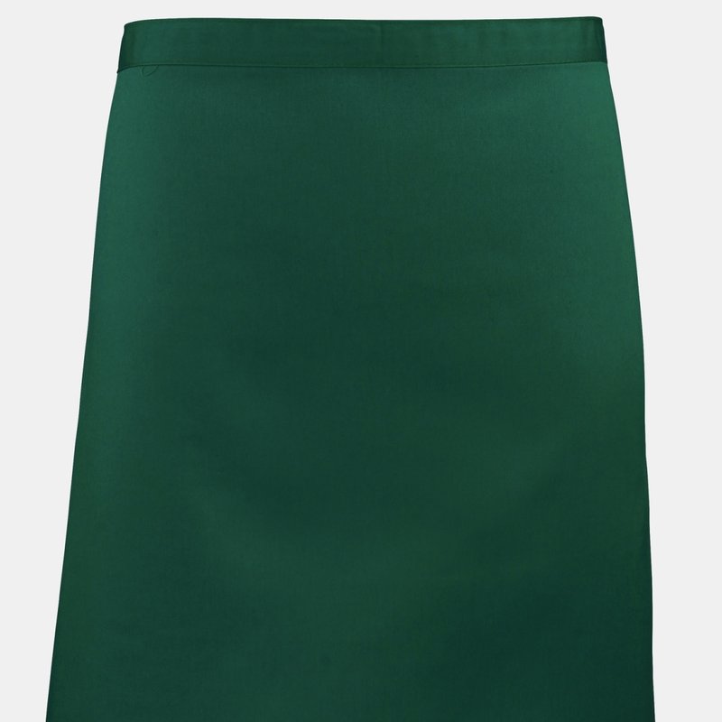 Premier Ladies/womens Mid-length Apron (bottle) (one Size) In Green