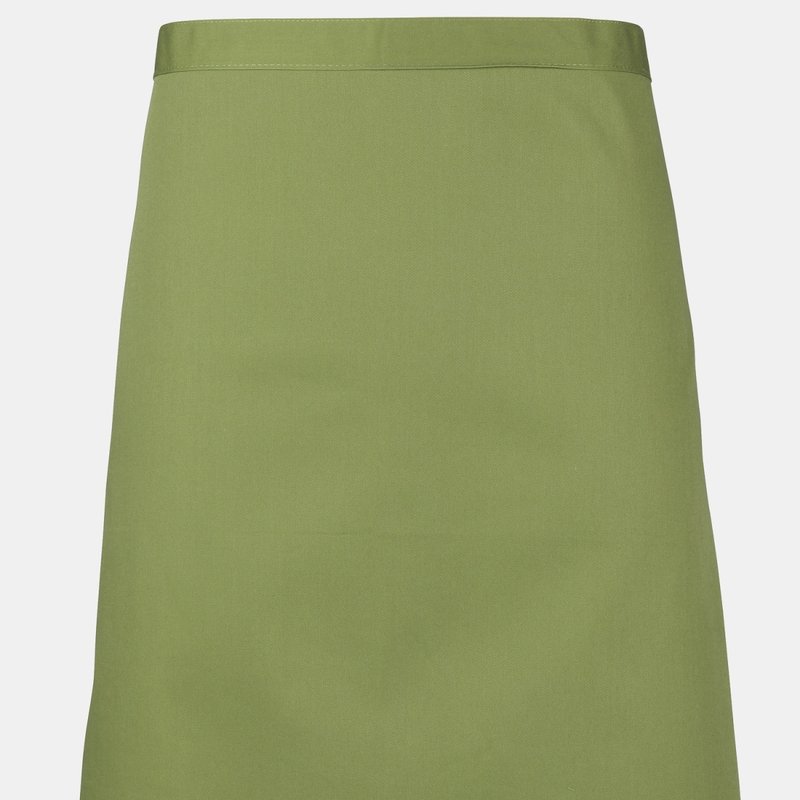 Premier Ladies/womens Mid-length Apron (pack Of 2) (oasis Green) (one Size)