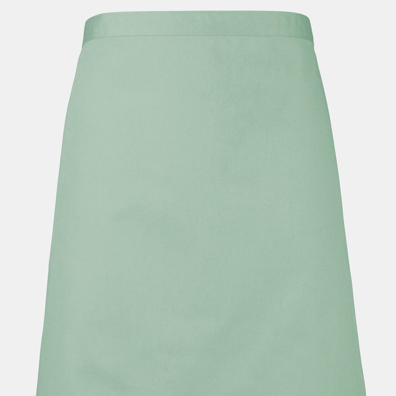 Shop Premier Ladies/womens Mid-length Apron (pack Of 2) (teal) (one Size) In Green