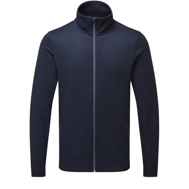 Shop Premier Mens Sustainable Zipped Jacket In Blue