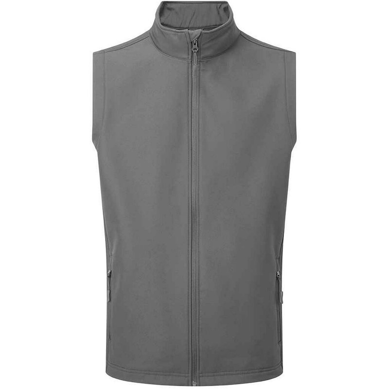 Shop Premier Mens Wind Resistant Vest In Grey