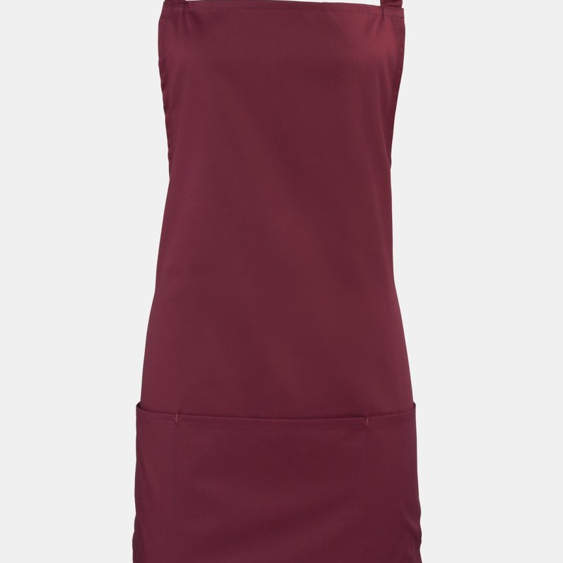 Shop Premier Colours 2-in-1 Apron / Workwear (burgundy) (one Size) (one Size) In Purple