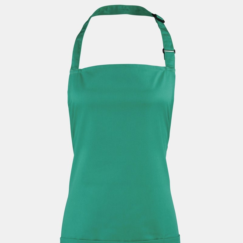 Shop Premier Colours 2-in-1 Apron / Workwear (emerald) (one Size) (one Size) In Green