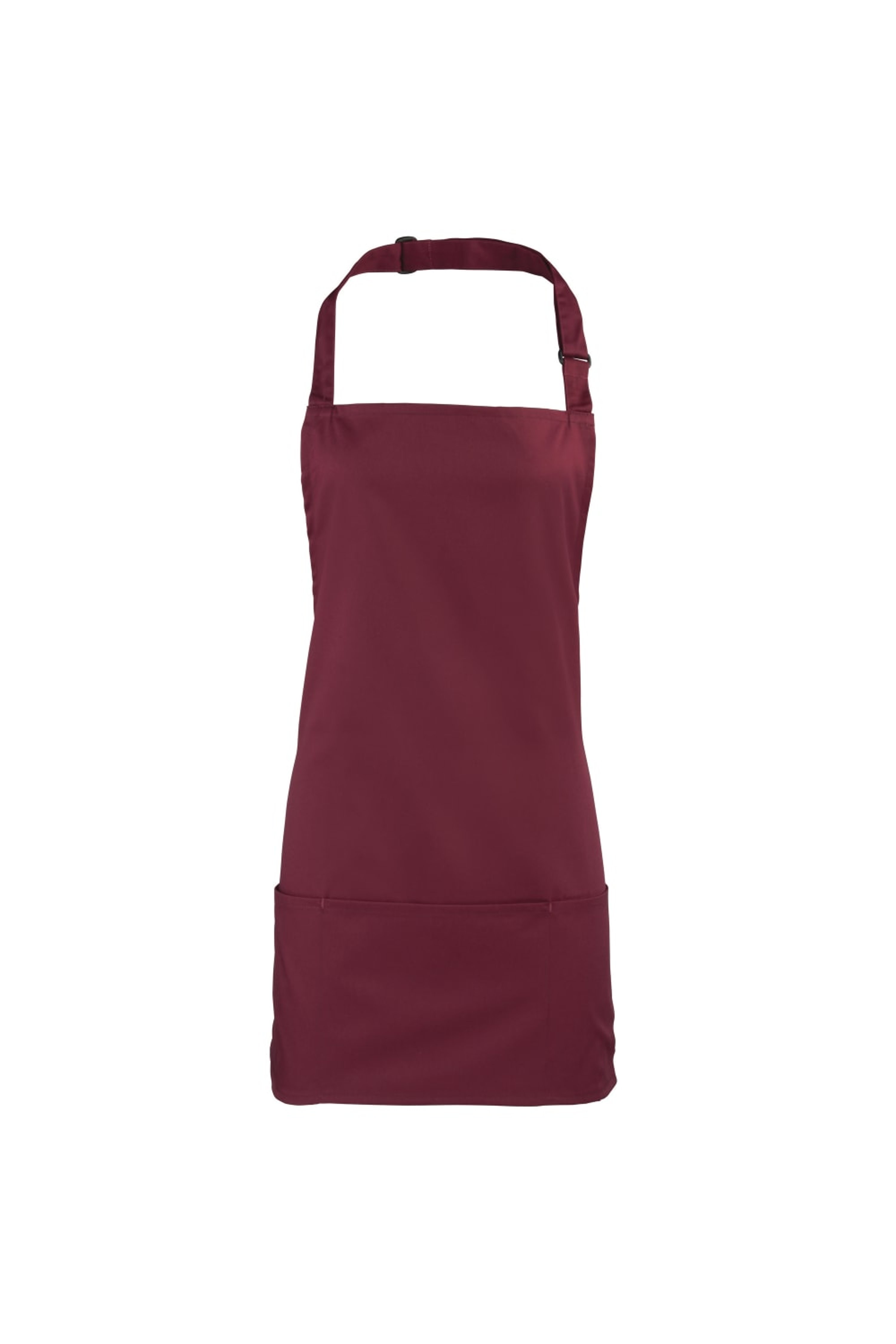 PREMIER PREMIER PREMIER COLOURS 2-IN-1 APRON / WORKWEAR (PACK OF 2) (BURGUNDY) (ONE SIZE)
