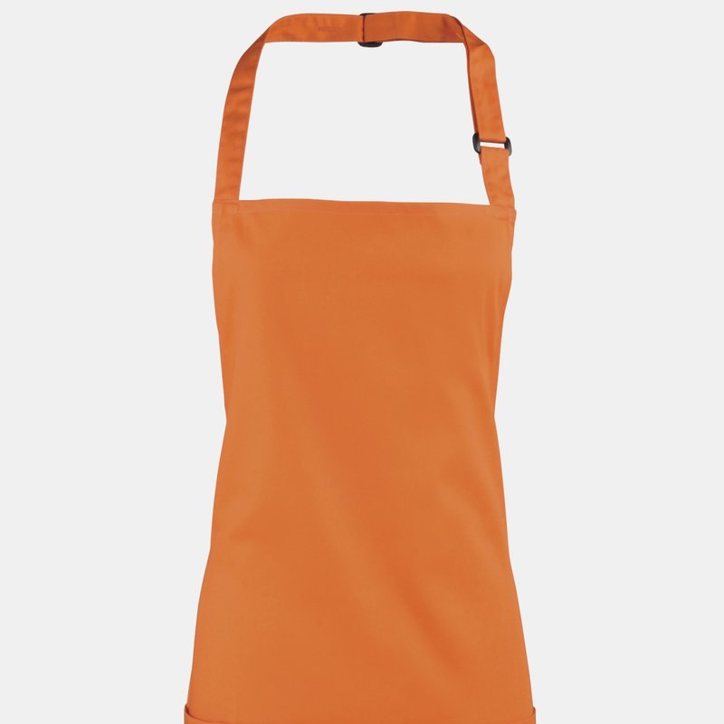 Shop Premier Colours 2-in-1 Apron / Workwear (pack Of 2) (orange) (one Size) (one Size)