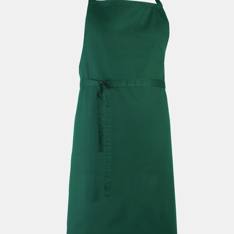 Premier Colours Bib Apron/workwear (bottle) (one Size) (one Size) In Green