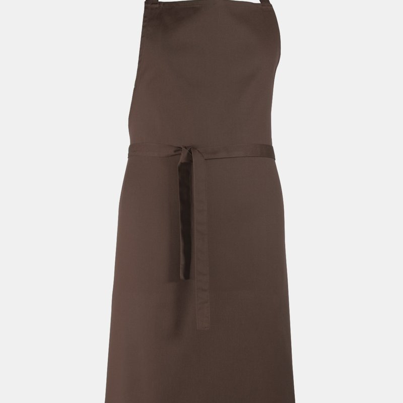 Premier Colours Bib Apron/workwear (brown) (one Size) (one Size)