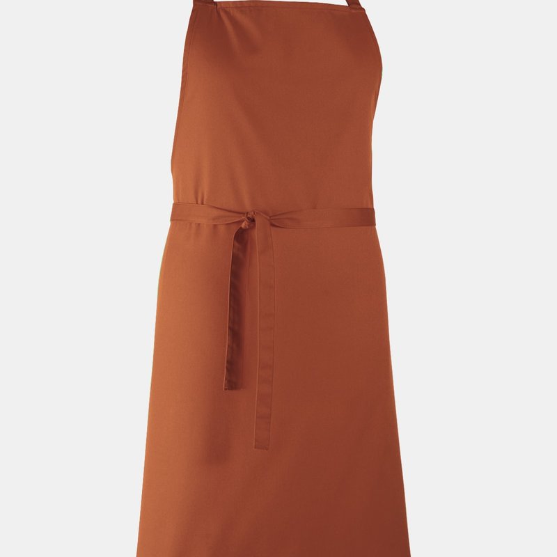 Premier Colours Bib Apron/workwear (chestnut) (one Size) (one Size) In Brown
