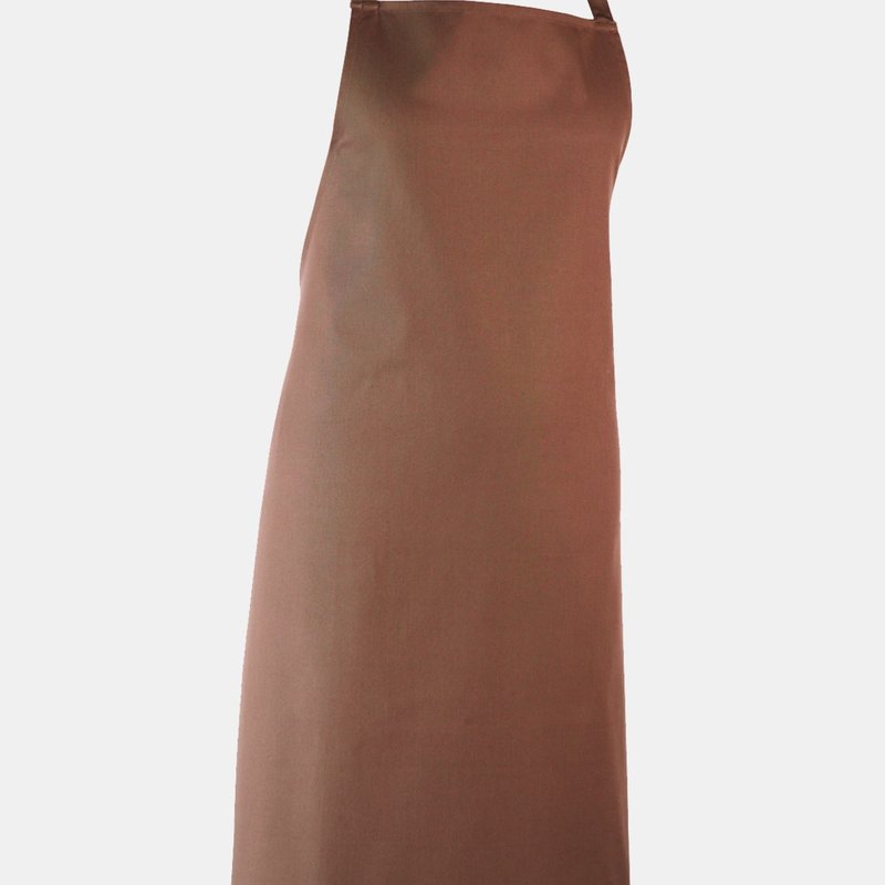 Premier Colours Bib Apron/workwear (mocha) (one Size) (one Size) In Brown