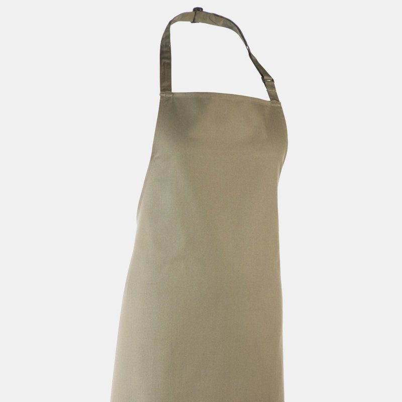 Premier Colours Bib Apron/workwear (olive) (one Size) (one Size) In Green