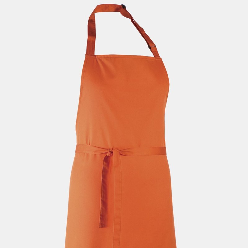 Shop Premier Colours Bib Apron/workwear (orange) (one Size) (one Size)
