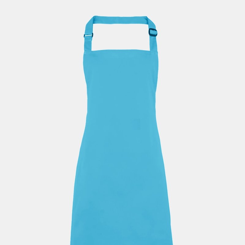 Premier Colours Bib Apron/workwear (pack Of 2) (turquoise) (one Size) (one Size) In Blue