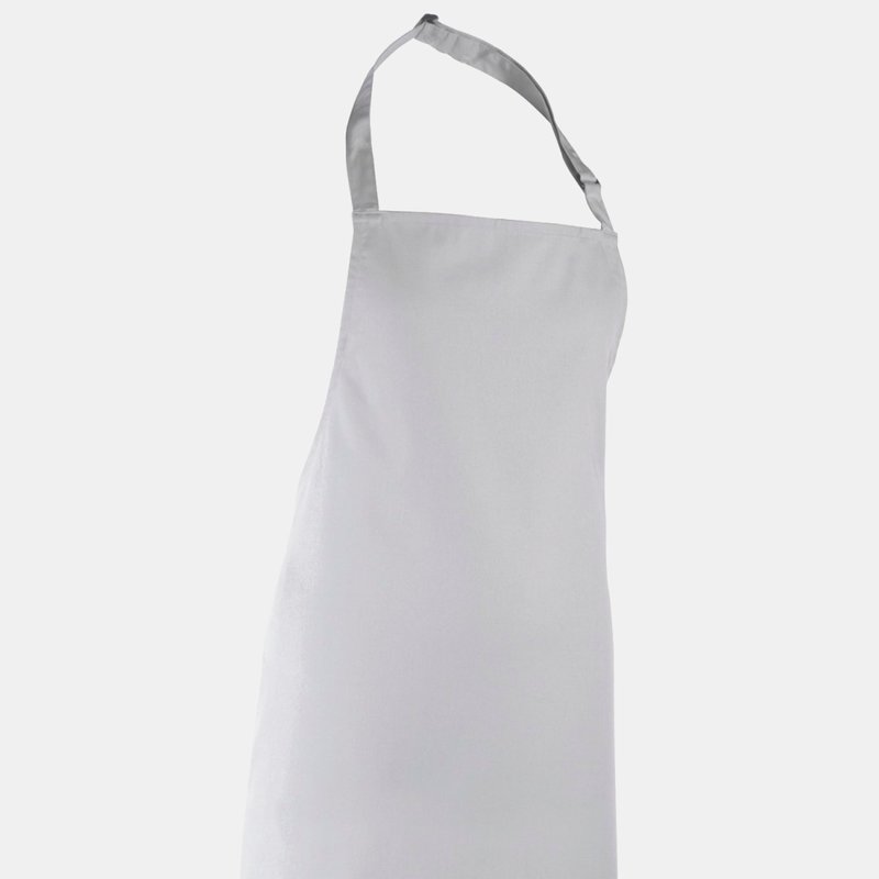 Shop Premier Colours Bib Apron/workwear (steel) (one Size) (one Size) In Grey