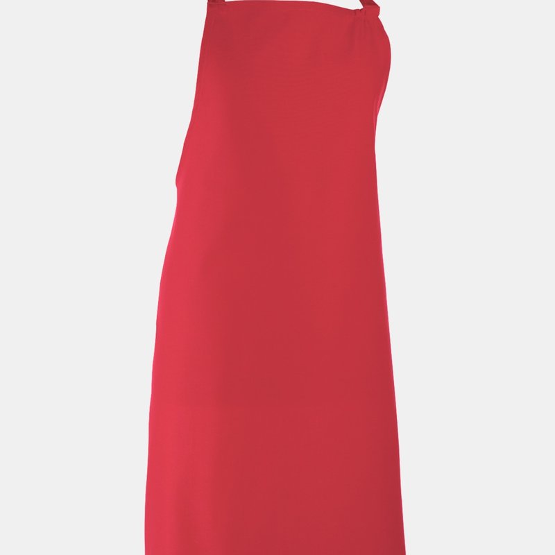 Premier Colours Bib Apron/workwear (strawberry Red) (one Size) (one Size)