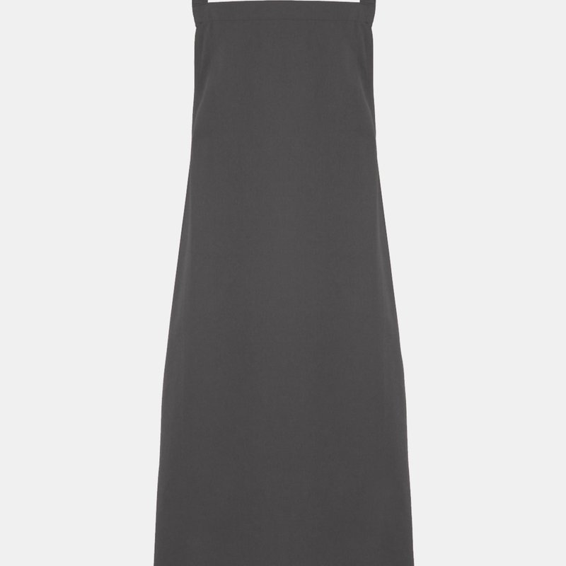 Premier Ladies/womens Apron (no Pocket) / Workwear (dark Gray) (one Size) (one Size) In Grey