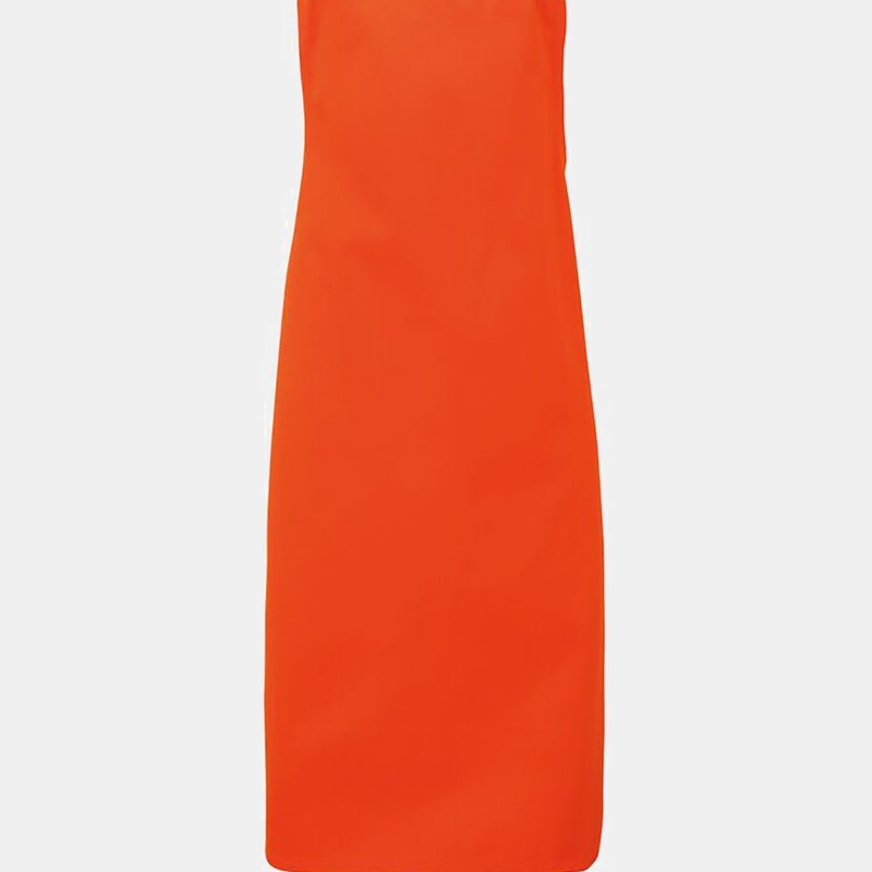 Shop Premier Ladies/womens Apron (no Pocket) / Workwear (orange) (one Size) (one Size)