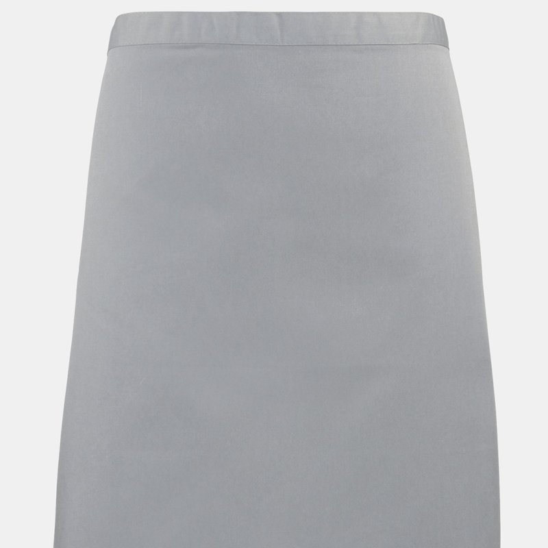 Premier Ladies/womens Mid-length Apron (pack Of 2) (silver Grey) (one Size) (one Size)