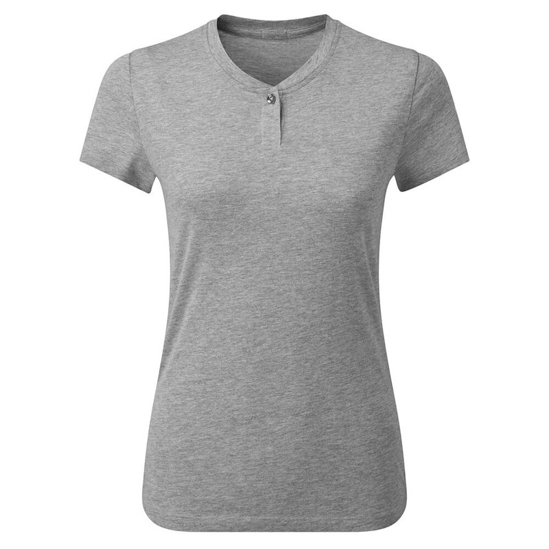 Premier Womens/ladies Comis Marl Sustainable T-shirt In Grey