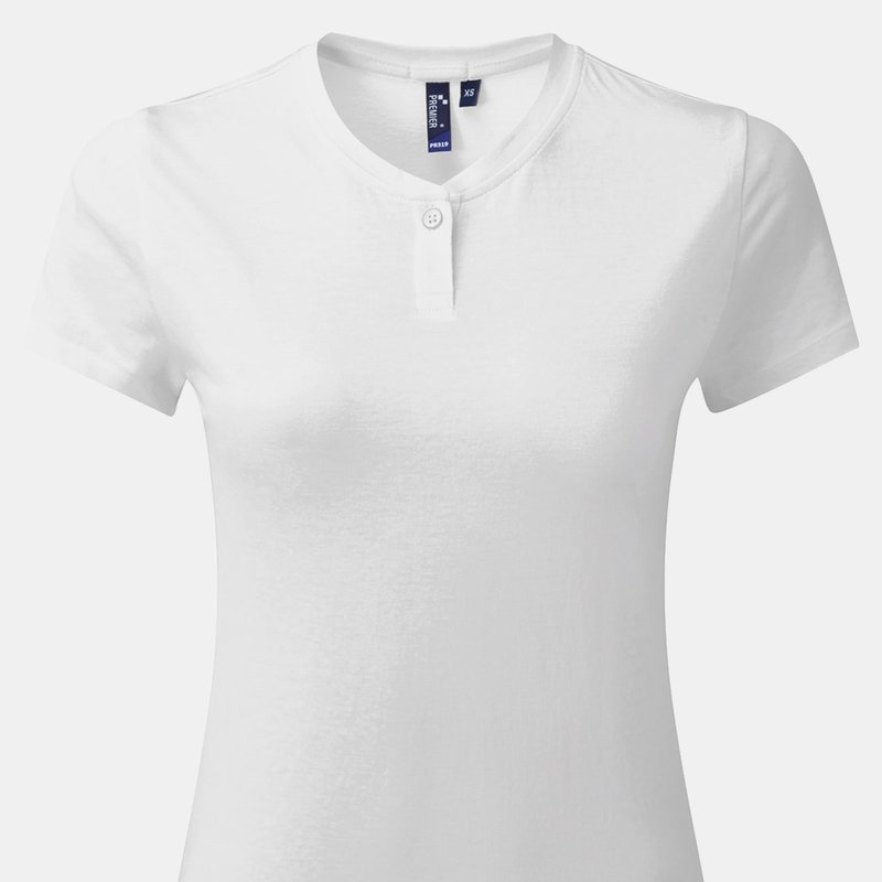 Premier Womens/ladies Comis Sustainable T-shirt In White