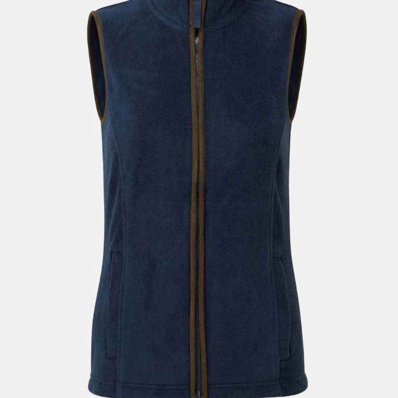 Premier Womens/ladies Artisan Fleece Vest In Blue