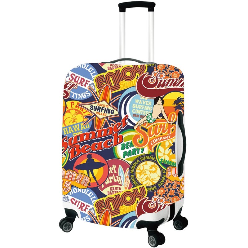Primeware Inc. Decorative Luggage Cover In Yellow