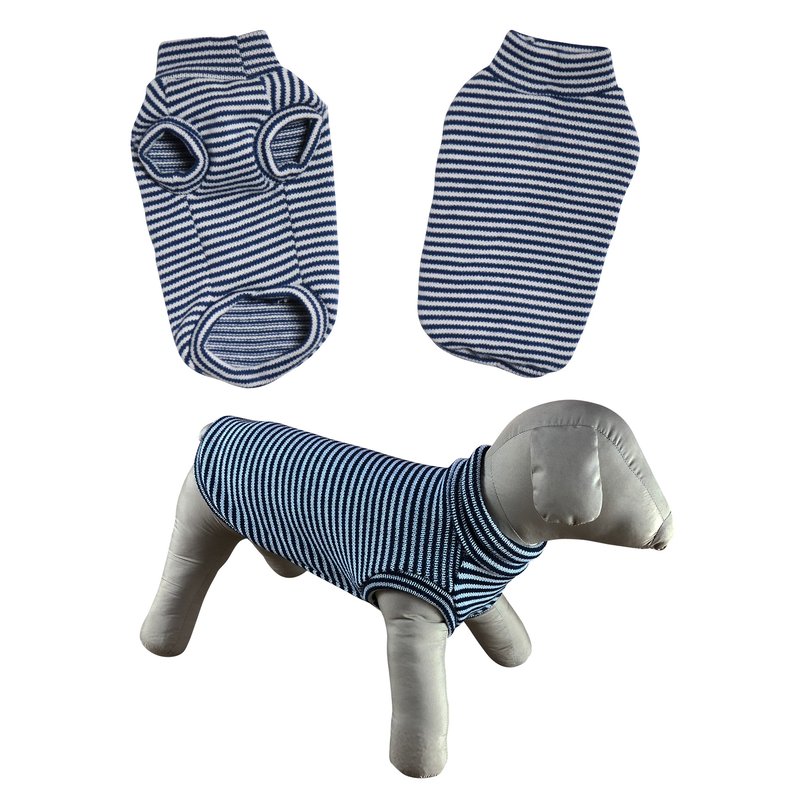 Primeware Inc. Turtleneck Dog Sweater In Blue