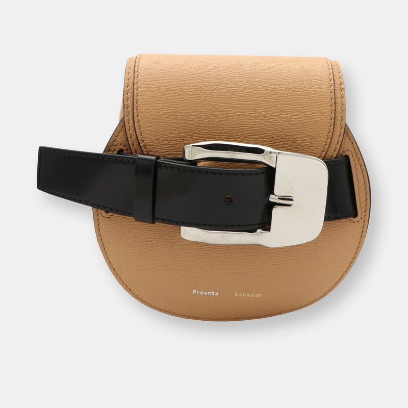 Proenza Schouler Shoulder Mini Crossbody Leather Cross Body Bag In Brown