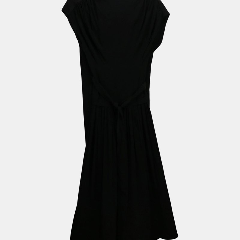 Proenza Schouler Women's Black Short Sleeve Combo Dress