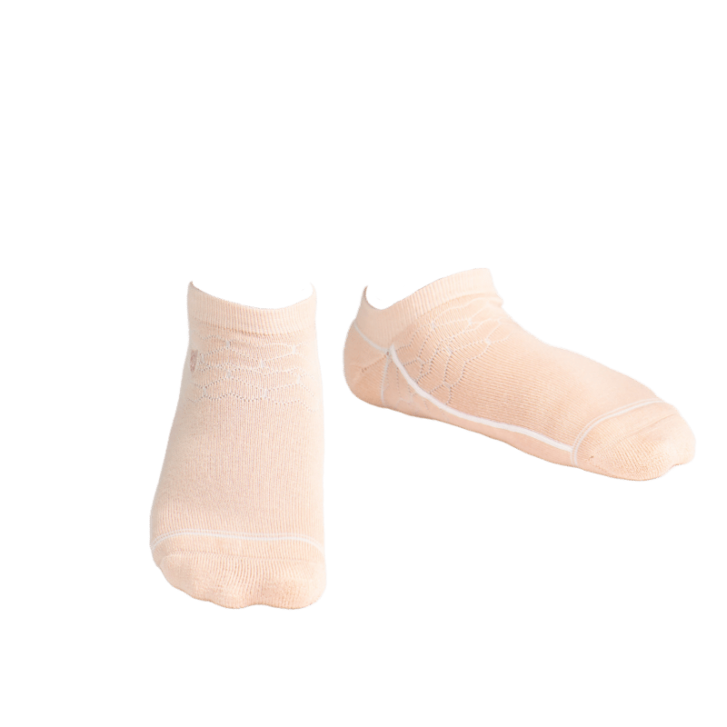 Pudus Bamboo Socks, Everyday Ankle In Orange