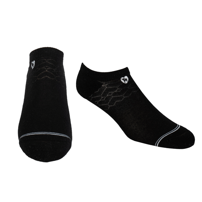 Pudus Bamboo Socks | Everyday Ankle | Midnight Black