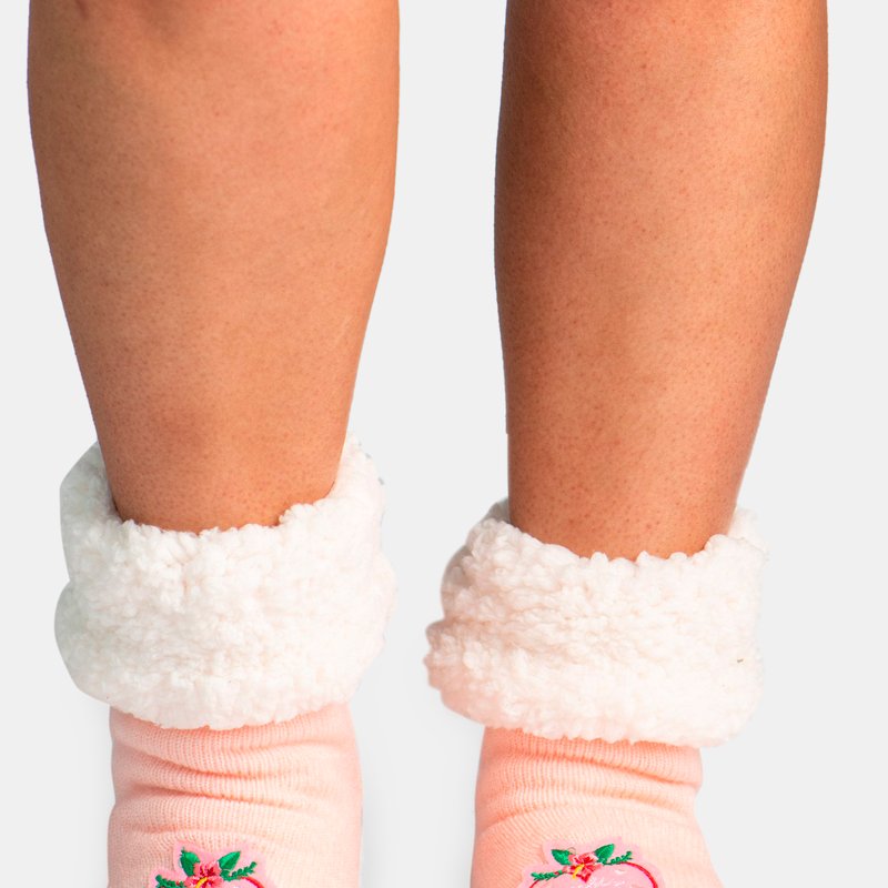 Pudus Classic Slipper Socks In Pink