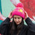 Smiley® x Pudus Beanie Hat | Pink Lumberjack