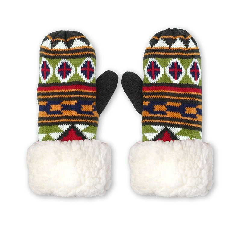 Pudus Winter Mittens In Green
