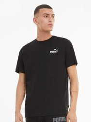Mens ESS Logo T-Shirt - Black - Black