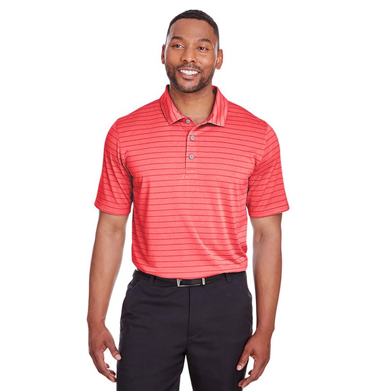 Puma Men's Golf Rotation Stripe Polo In Red