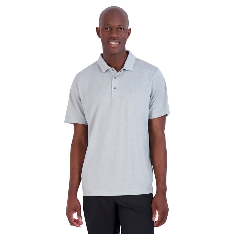 Puma Men's Grill To Green Polo In Grey