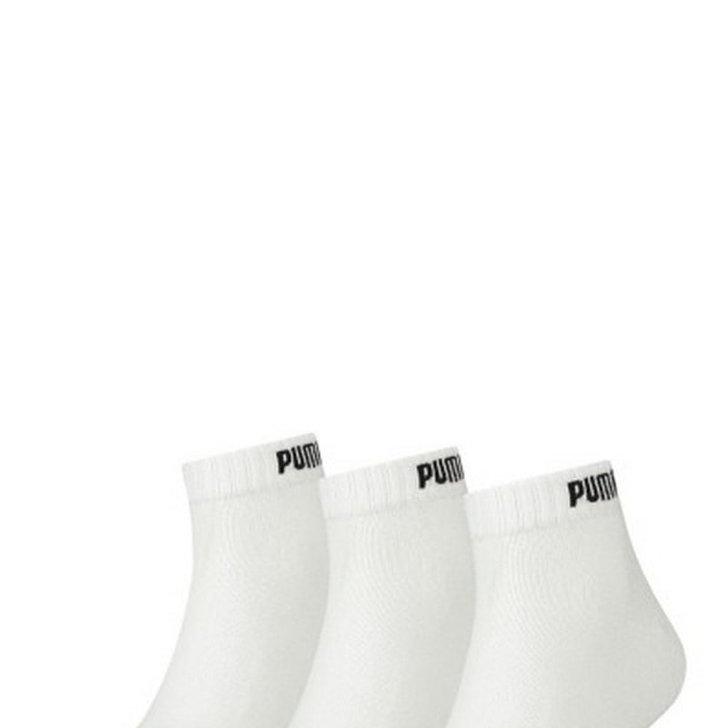 Puma Mens Quarter Socks In White
