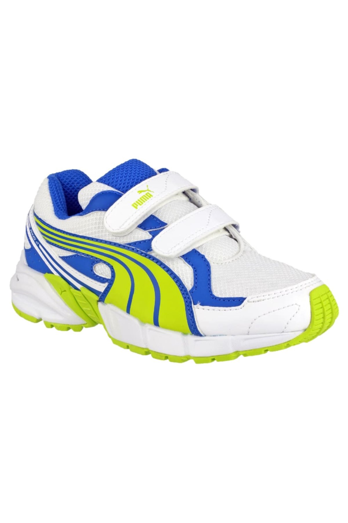 Lime Axis Mesh V2 Little Boys Trainers | Verishop