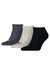 Puma Unisex Adult Invisible Socks (Pack of 3) (Navy/Light Grey/Black) - Navy/Light Grey/Black