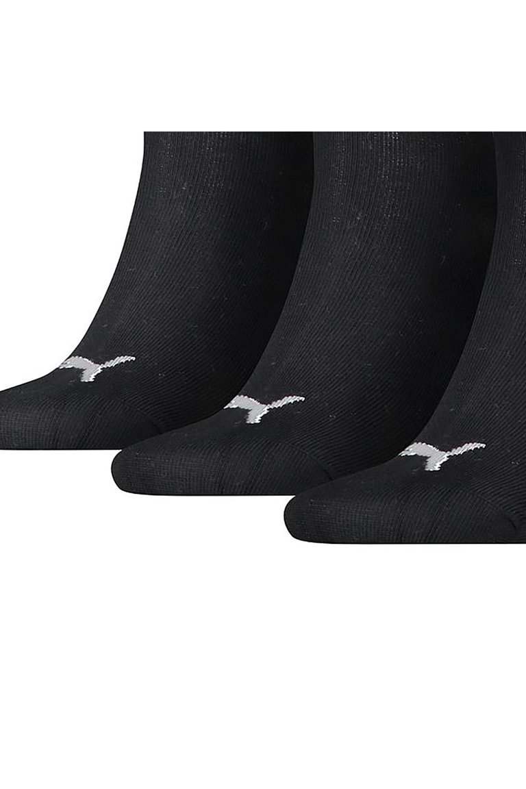 Puma Unisex Adult Quarter Training Ankle Socks (Pack of 3) (Black)