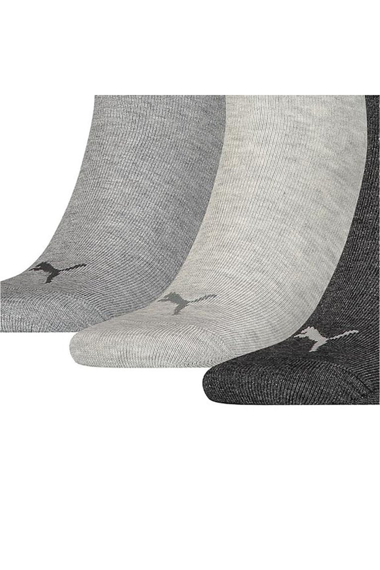 Puma Unisex Adult Quarter Training Ankle Socks (Pack of 3) (Gray)