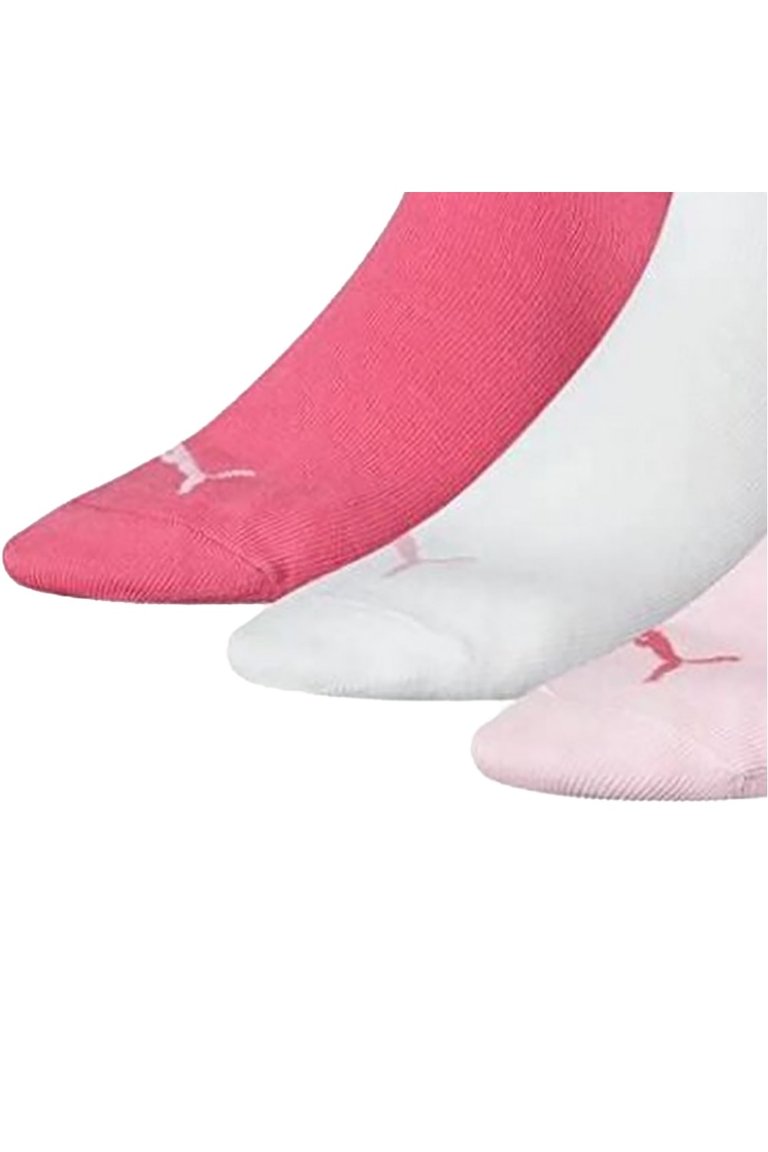 Puma Unisex Adult Quarter Training Ankle Socks (Pack of 3) (Pink)