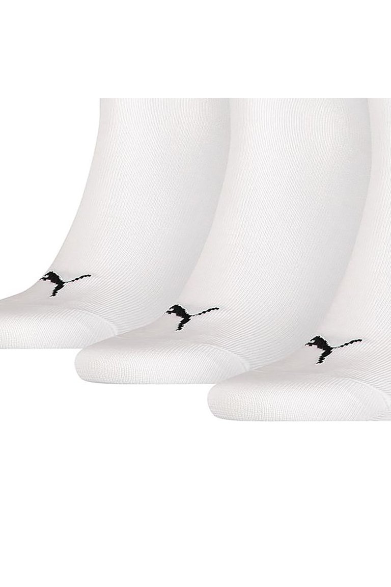 Puma Unisex Adult Quarter Training Ankle Socks (Pack of 3) (White)